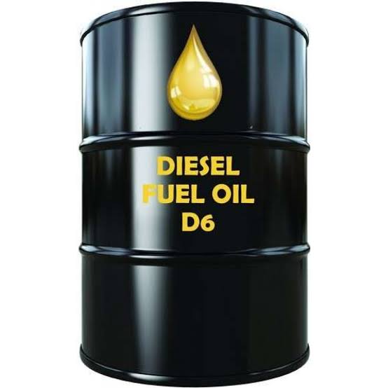 Diesel D6 Virgin low pours fuel oil